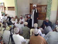 محاضرة في افتتاح مسجد أبي بكر الصديق