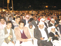 جانب من الحضور في مهرجان الصفاء الانشادي